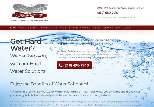 Just Water Softeners